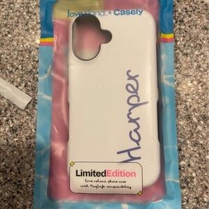 Casely Love Island phone case says “Harper”